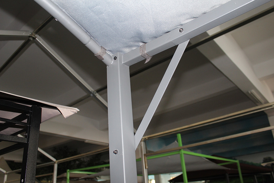 Stahlrahmen Gazebo Pavillon Pergola mit 2.45*1.37*2.15M Größe und Klappkonstruktion