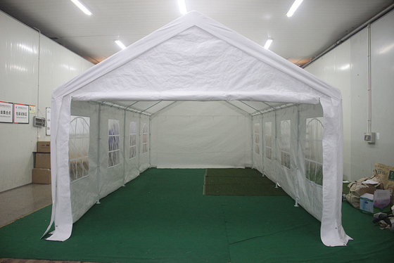 Carport Garage Canopy Shelter Zelt mit Seitenwänden Verzinkte Stangen für Fahrzeuglager
