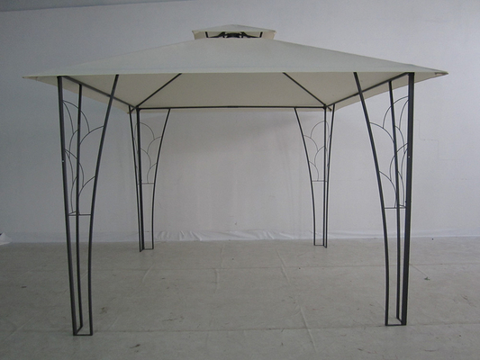 3*3M Double Top Pergola Gazebo Metall Dekoriert Ideal für Hochzeiten und Veranstaltungen