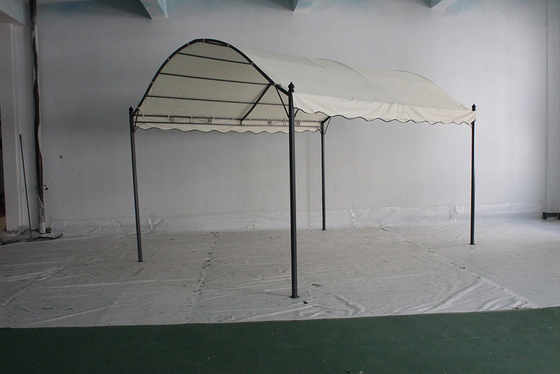 Nicht beschichtet Stahl eingeschlossen Modern wasserdicht Outdoor BBQ Camping Terrasse Solar Gazebo