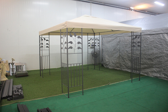 Park Leisure Double Top Gazebo 3*3m mit PA beschichtetem Stahlrahmen und Polyestergewebe