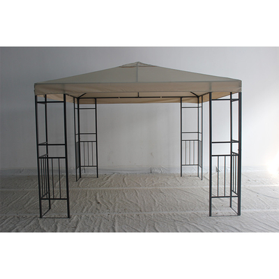 Anpassung Stahl-Gazebo mit Netzschirm Außenwasserdichtes Gewebe 3X3M
