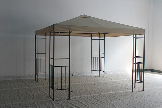 Anpassung Stahl-Gazebo mit Netzschirm Außenwasserdichtes Gewebe 3X3M