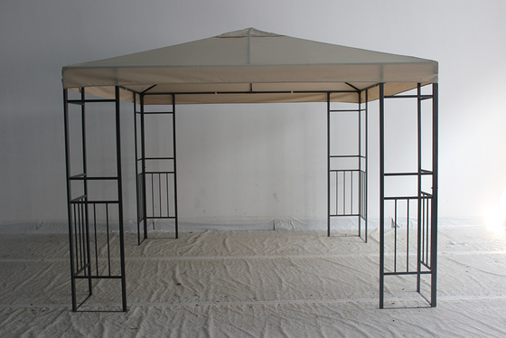 Anpassung Stahl-Gazebo mit Netzschirm Außenwasserdichtes Gewebe 3X3M