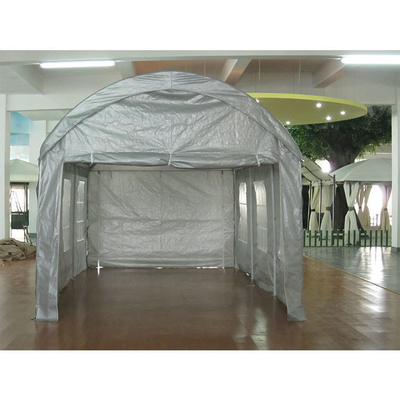 Wasserdichtes Stahlrahmen Kuppel Lagerzelt Schutzhütte Carport Canopy für den Außenbereich 300*600cm