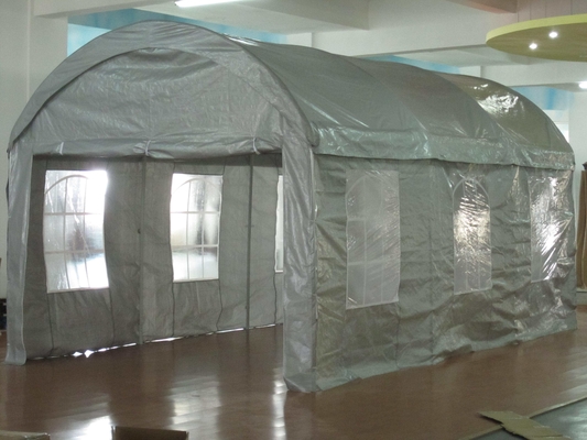 Wasserdichtes Stahlrahmen Kuppel Lagerzelt Schutzhütte Carport Canopy für den Außenbereich 300*600cm