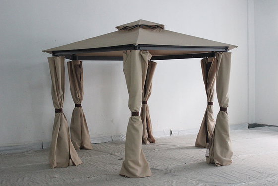 2*2*2.8M PVC-beschichtete Pavillon mit Vorhang und Moskitonetz von Top-Pavillonherstellern