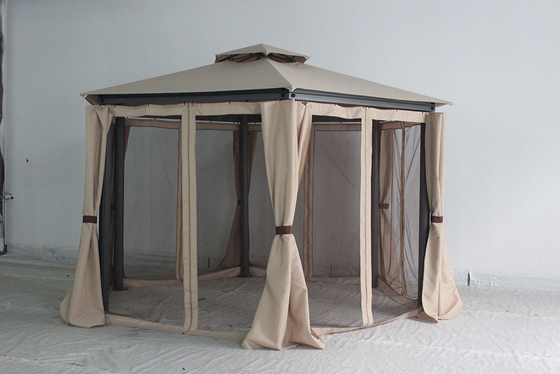 2*2*2.8M PVC-beschichtete Pavillon mit Vorhang und Moskitonetz von Top-Pavillonherstellern