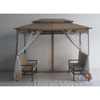 PA Beschichtet Moderner Garten Aluminium Außen Pergola Gazebo Wasserdichtes Terrassentent