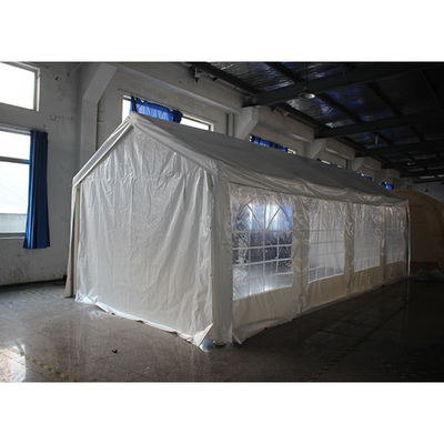 Metallrahmen Oberfläche Grün Außenwasserdicht 11 * 25M Carport für kommerzielle Veranstaltung Party Show