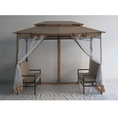 Custom Design Luxus Garten Gazebo Patio Garten Gebraucht Wasserdichtes Metall Gazebo