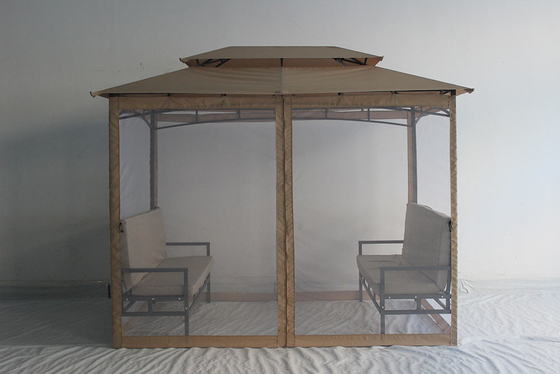 Custom Design Luxus Garten Gazebo Patio Garten Gebraucht Wasserdichtes Metall Gazebo