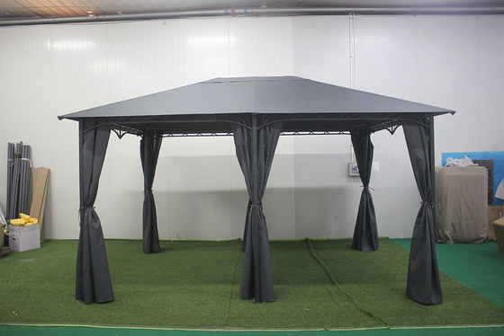 3*4*2.6M Aluminiumrahmen wasserdicht Polyester und PA beschichtetes Oberpavillon für Gartenpartys
