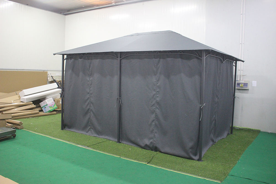 3*4*2.6M Aluminiumrahmen wasserdicht Polyester und PA beschichtetes Oberpavillon für Gartenpartys