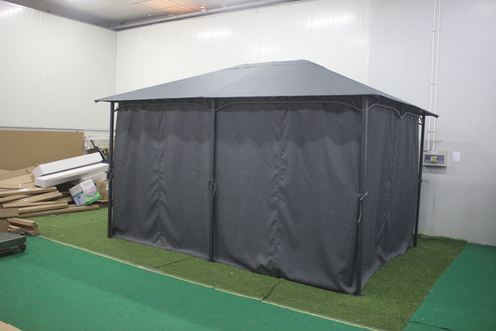 3*4*2.6M Aluminiumrahmen wasserdicht Polyester und PA beschichtetes Oberpavillon für Gartenpartys
