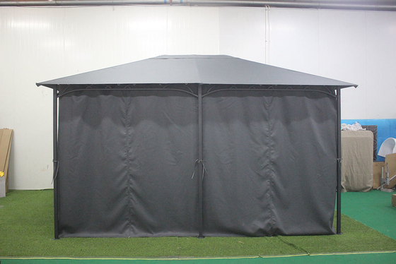 3*4*2.6M Aluminiumrahmen wasserdicht Polyester und PA beschichtetes Oberpavillon für Gartenpartys
