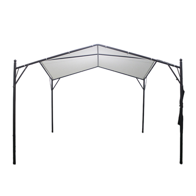 Einfach zu montieren Garten Pergola Metall Freizeit Öko-freundliche Außengebäude Gazebo 3,5*3,5*2,7m
