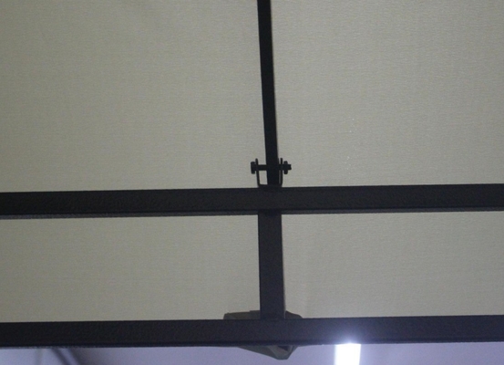 3x3x2.7M Stahl Außengebäude mit Doppeltopf Gazebo für Patio Canopy Party Outdoor Sanctuary