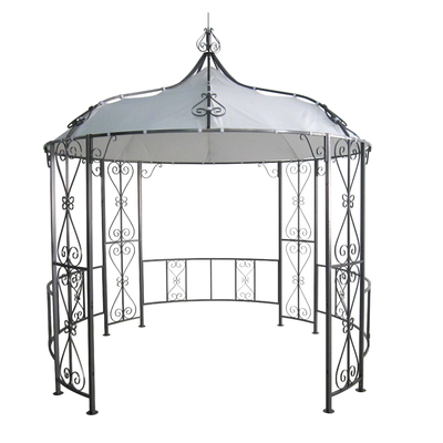 Polyester Stoffmaterial 3*2.9M Offene Muster Spitze Hochenergie-Gazebo für den Garten