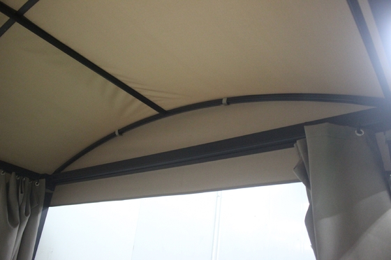 Polyestergewebe 2,08*2,2*1,8M Gazebo Umschließbett für Veranda Hinterhof Sonnenbaden