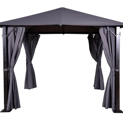 Festiges und funktionelles Überhang Gemälde Metall-Gazebo mit Bögen