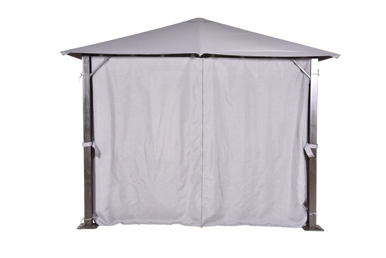 Metal Outdoor Gazebo für den Garten mit Handmalerei 3x3x2.57m Einfach zu montieren