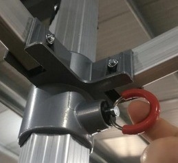 Außenmöbel Aluminium-Faltzelt mit Aluminiumrahmen und Moskitonetz