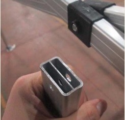 Außenmöbel Aluminium-Faltzelt mit Aluminiumrahmen und Moskitonetz