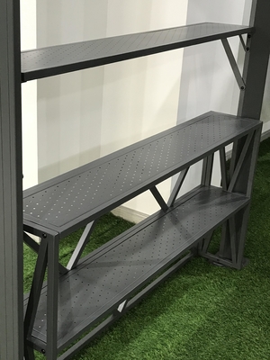 Polykarbonatplatten-Gazebo mit doppelter Spitze 2.35X1.7X2.45M für die Außenpergolenbrücke