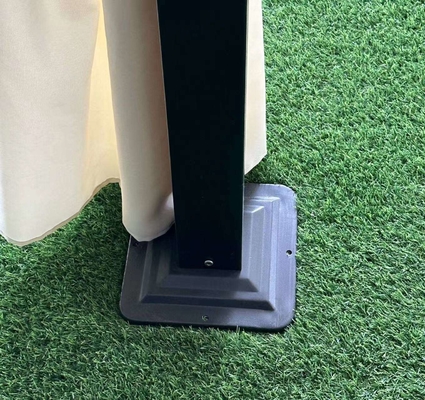 Außengarten 3x3x2.6M Festdach-Gazebo mit PVC-Blattdach leicht zu montieren und robust