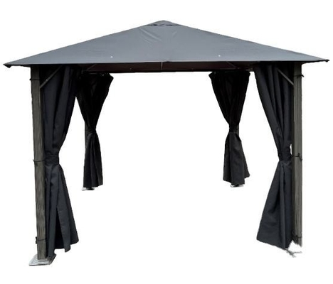 Aluminium-Gazebo-Zelt mit Polyester-Seitenwänden 3X3X2.57M zum wasserdichten Schutz