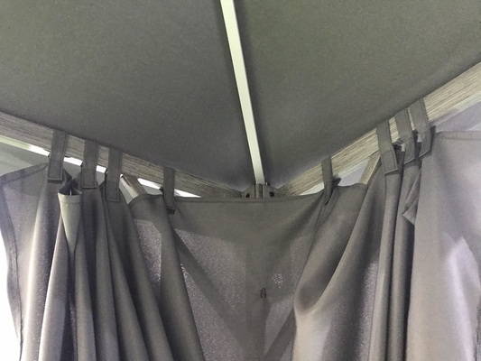 Aluminium-Gazebo-Zelt mit Polyester-Seitenwänden 3X3X2.57M zum wasserdichten Schutz
