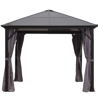 Wasserdichtes, tragbares Alu. Gazebo-Zelt PC-Board Außen-Gazebo-Kanopfschutz 3X3X2.6M