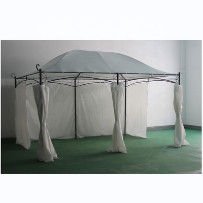 Metall- und Hemlock-Fichten-Gartendächer Pergola-Zeltschirm mit rostfestem Rahmen