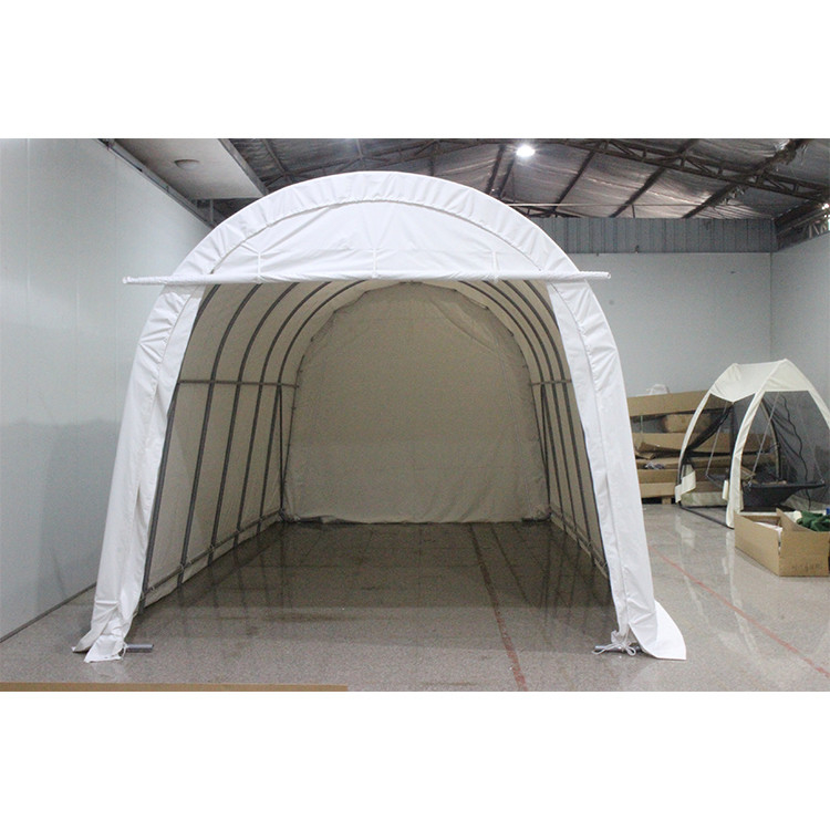 Abnehmbare Seitenwände Türen 400*730*330cm Schwerlastwagenhaus für Garten und Camping