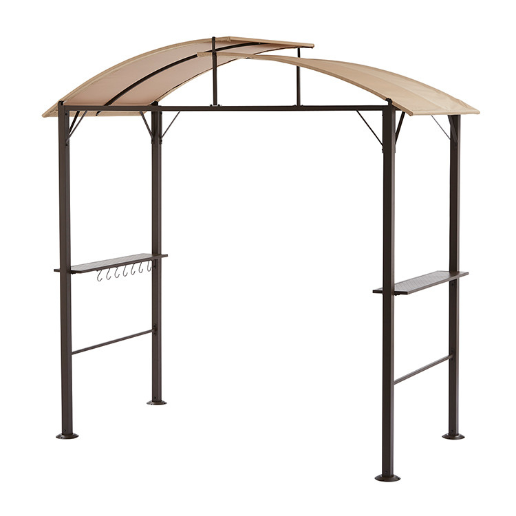PA Beschichtete Segel Veredelung Metallkanteil Dachboden Alle Wetter Sonnenschatten Schutz für BBQ Pavillon