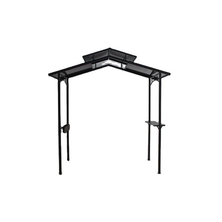 Hard Top BBQ PC Board Grill Gazebo Metallrahmen für den Außengarten Park Terrasse Grill