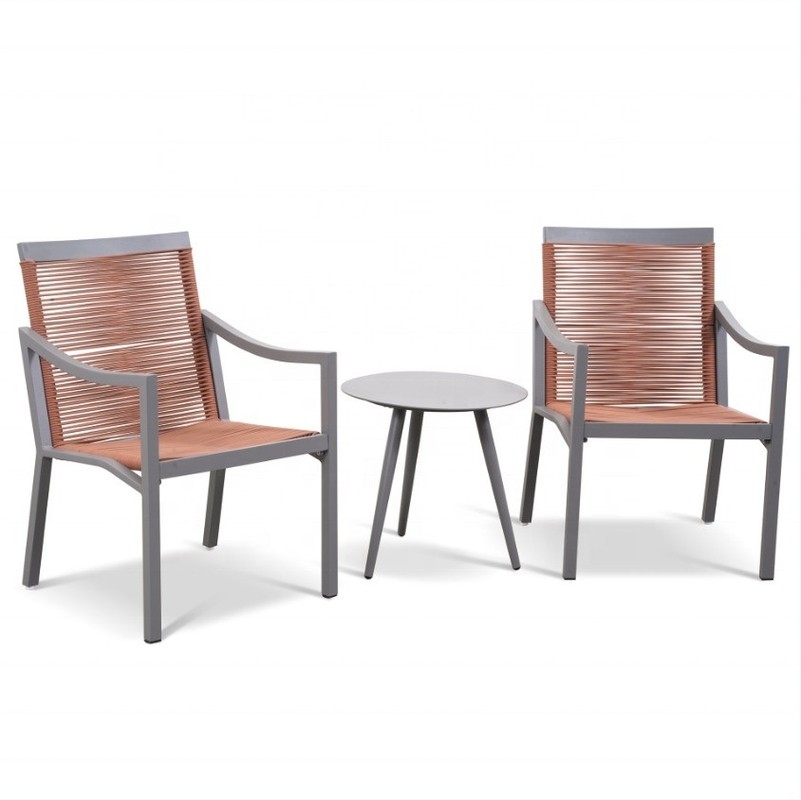Moderne Gartenmöbel aus Aluminium Bistro Rattan Sofa im modernen Design Stil