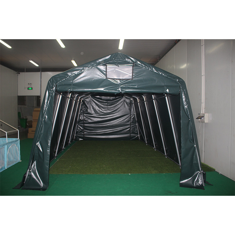 330*600*260cm wasserdichtes PVC Klappwerk Fahrradschuppen Schutzschutz Lagerzelt Carport