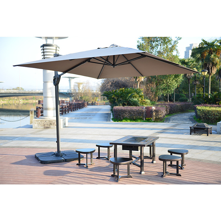 Luxus-Handschirm für eigene Terrasse Gartenklappbare Außenmöbel 3m 150cm