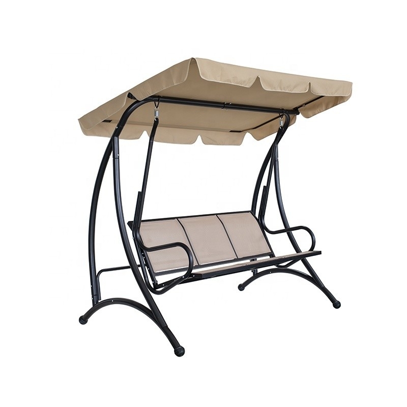 Moderne Garten Terrasse Schaukelstuhl mit Baldachin Pergola Pavillon Außenpolsterbett