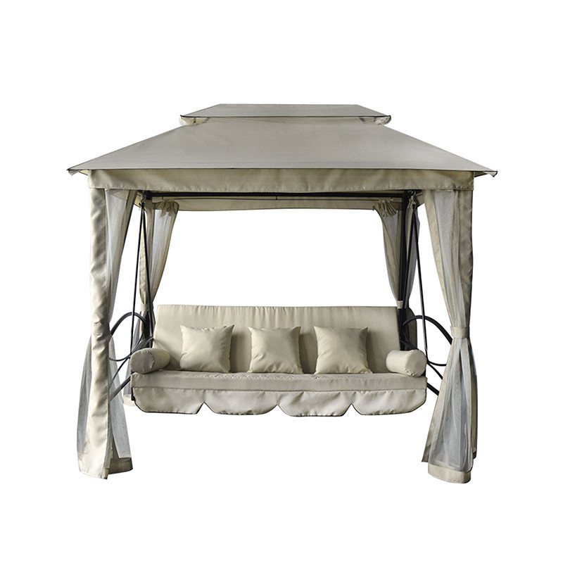 Y Mail Packing Patio Canopy Schaukelbett für Luxus Freizeit Außenmöbel Zelt