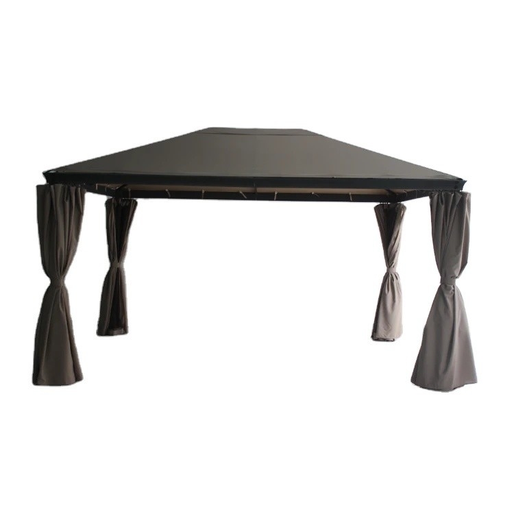 3*4*2.7M Aluminium Garten-Gazebo mit rostfestem Metallrahmen und Stahldach