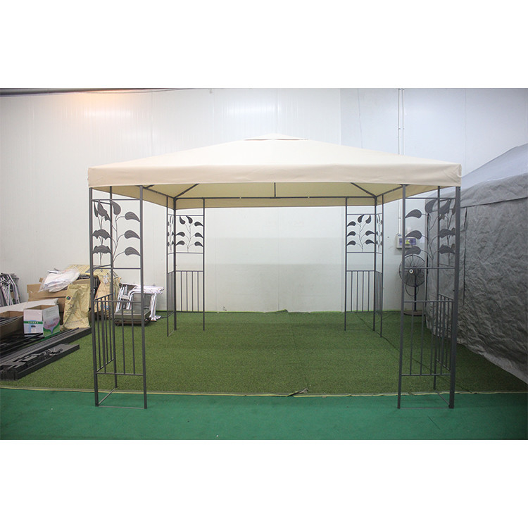 Park Leisure Double Top Gazebo 3*3m mit PA beschichtetem Stahlrahmen und Polyestergewebe