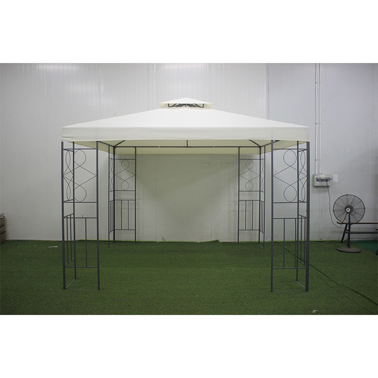 Schaffen Sie einen stilvollen und funktionalen Außenraum mit dem 3x3m Stahl-Patio Gazebo Pavillon