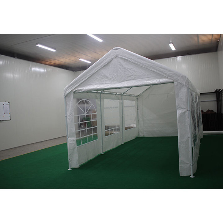 Außenpark CP004-W mit wasserdichtem PE-Oberdeckung und Metallrahmen 3X6M Gartenschuppen