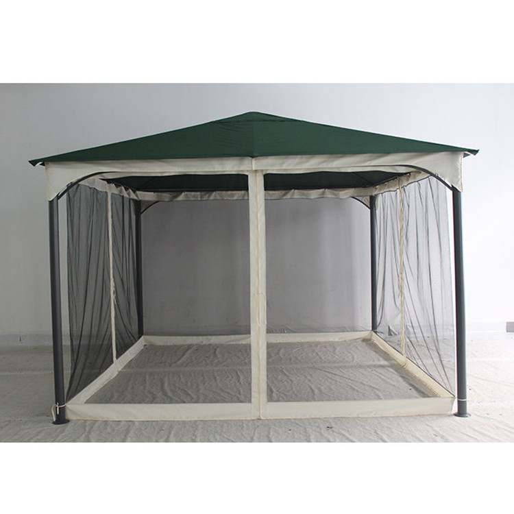 Außengarten Dachboden Schutzhütte Pavillon mit Moskitonetz 3.5*3.5*2.75M Party-Maße