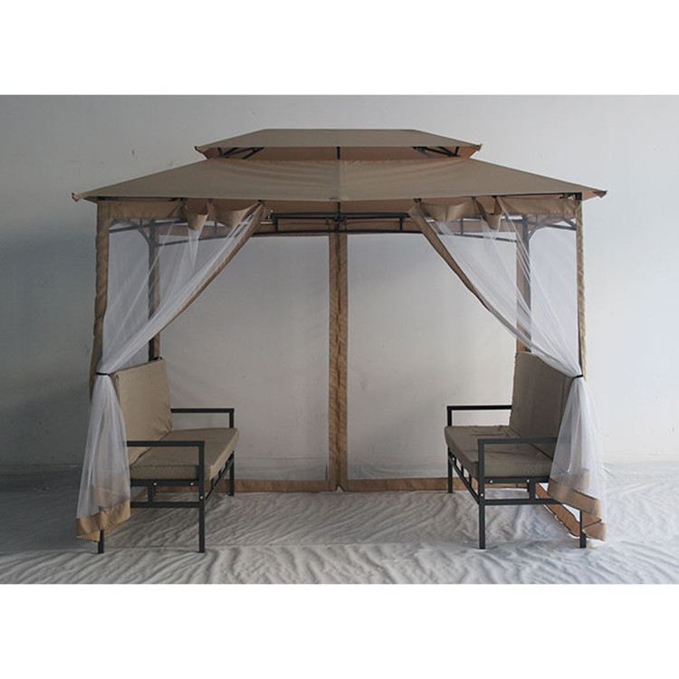 Einfach zu montieren, wasserdicht, Luxus-Außen-Gazebo 2*2.9*2.45M für Garten-Hinterhof-Decking