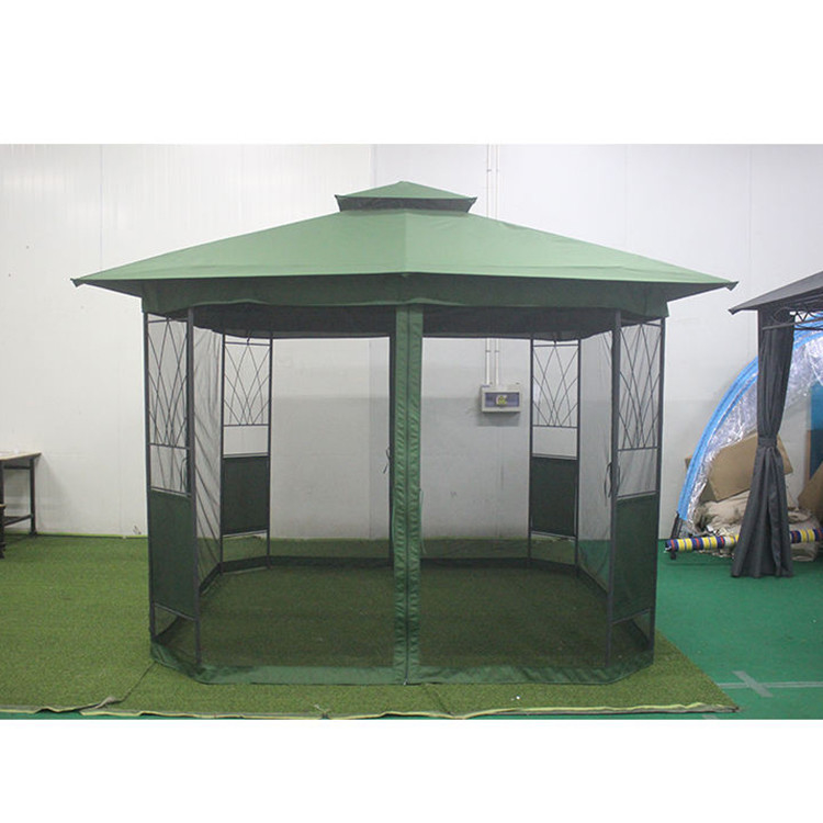 Außen-BBQ-Gartenzelt Ersatzdachdach für wasserdichte Fertigung Stahl-Gazebo