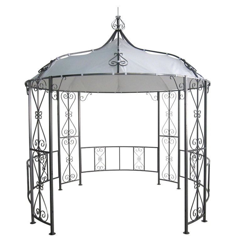 Polyester Stoffmaterial 3*2.9M Offene Muster Spitze Hochenergie-Gazebo für den Garten